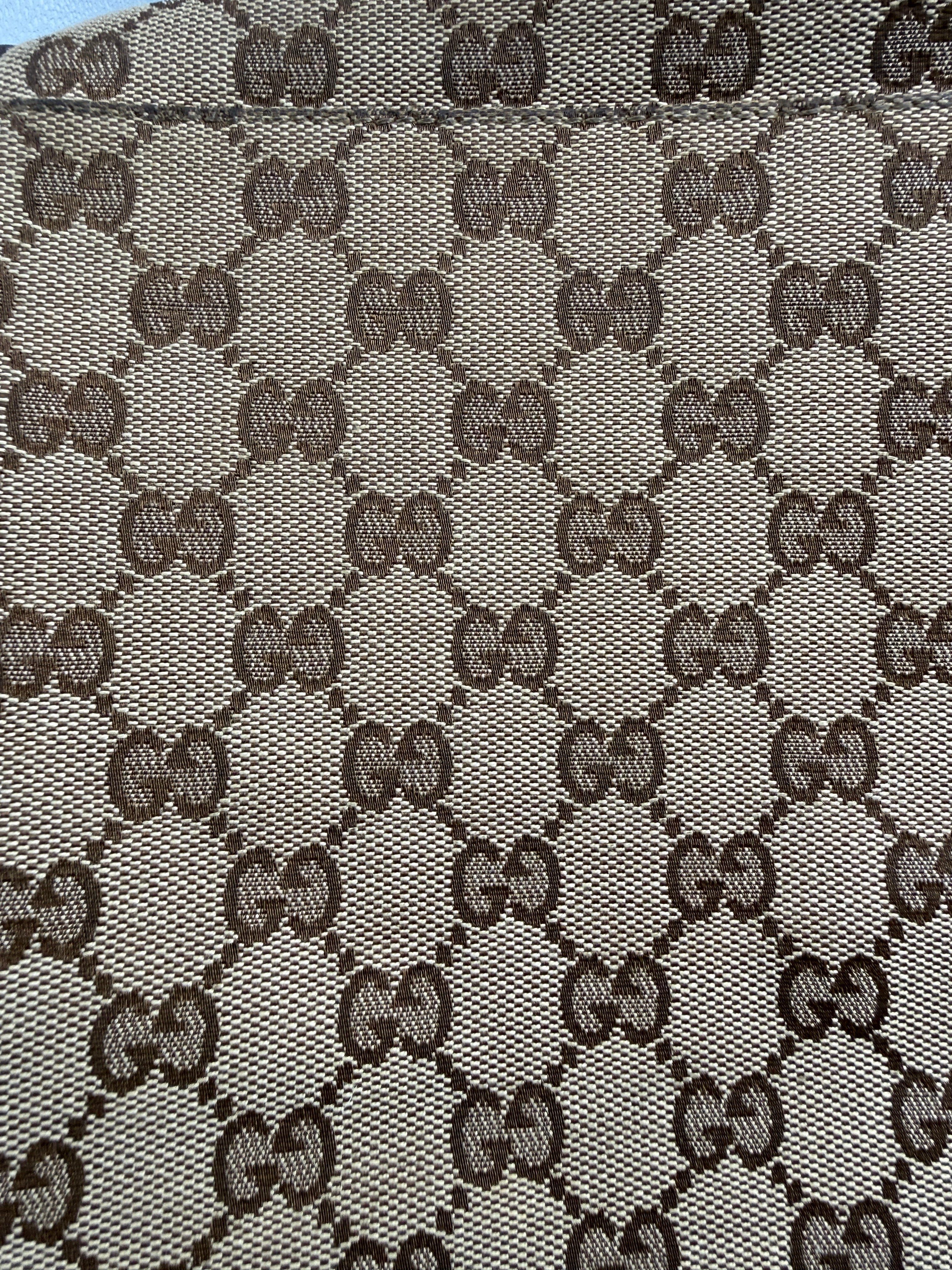 Gucci Vintage Princy Web Shoulder Bag in GG Canvas
