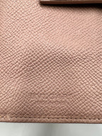 Bvlgari Bulgari Continental Long Wallet in Pink Grain Leather