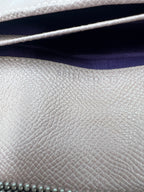 Bvlgari Bulgari Continental Long Wallet in Pink Grain Leather