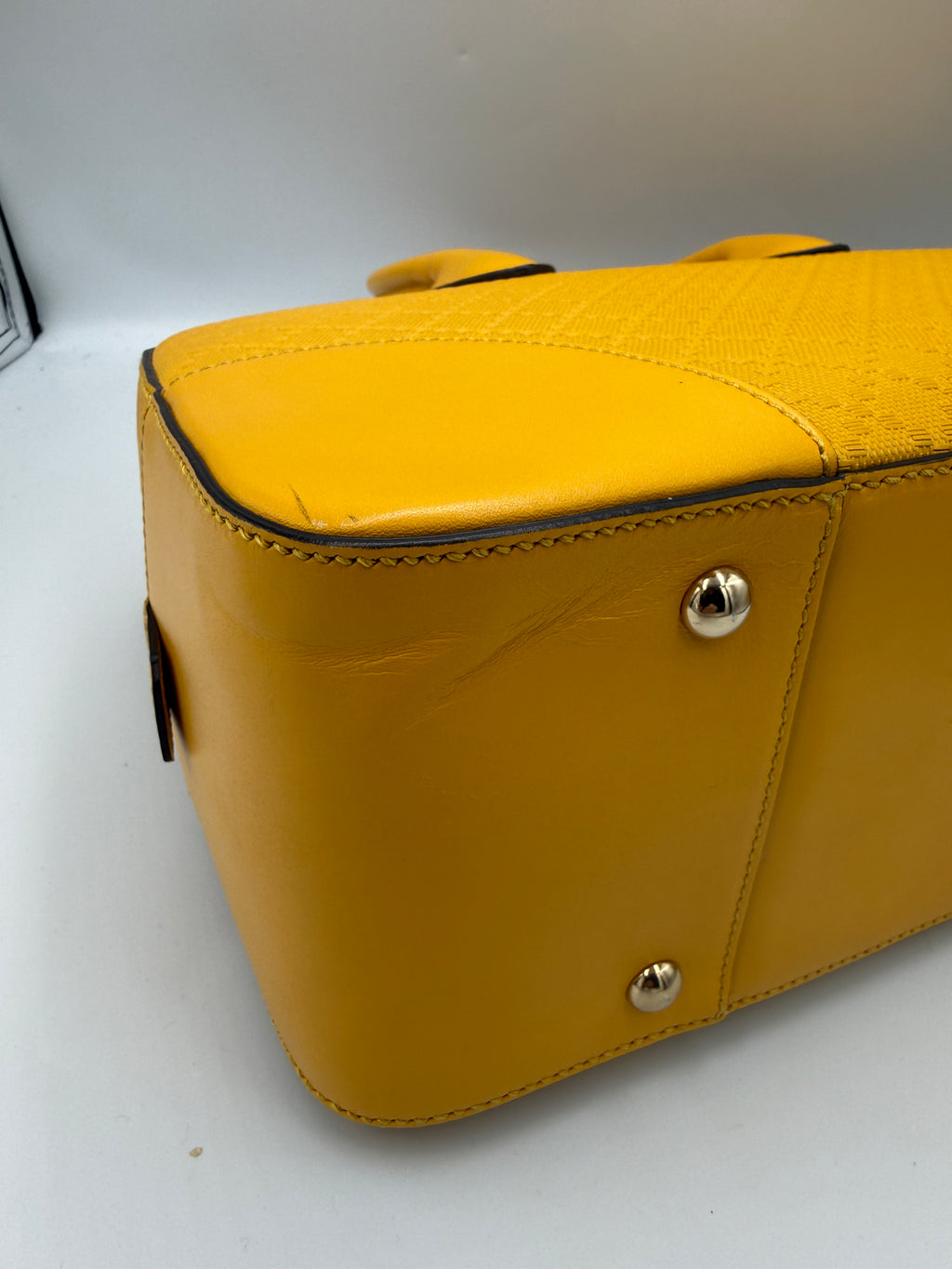 Gucci Diamante Top Handle with Yellow Leather
