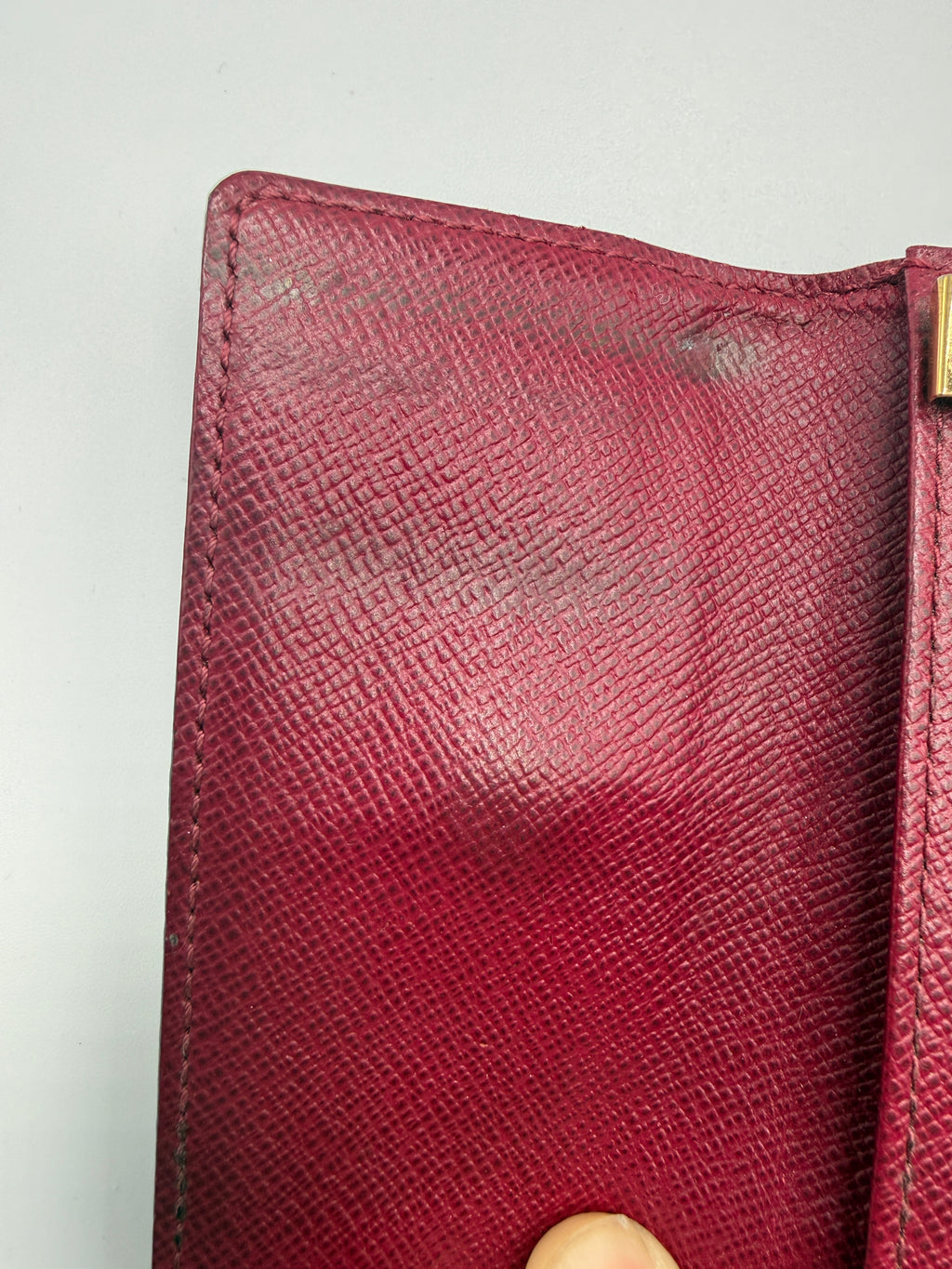 Vintage Louis Vuitton Monogram 6-Key Holder - Pink Taiga Leather Interior