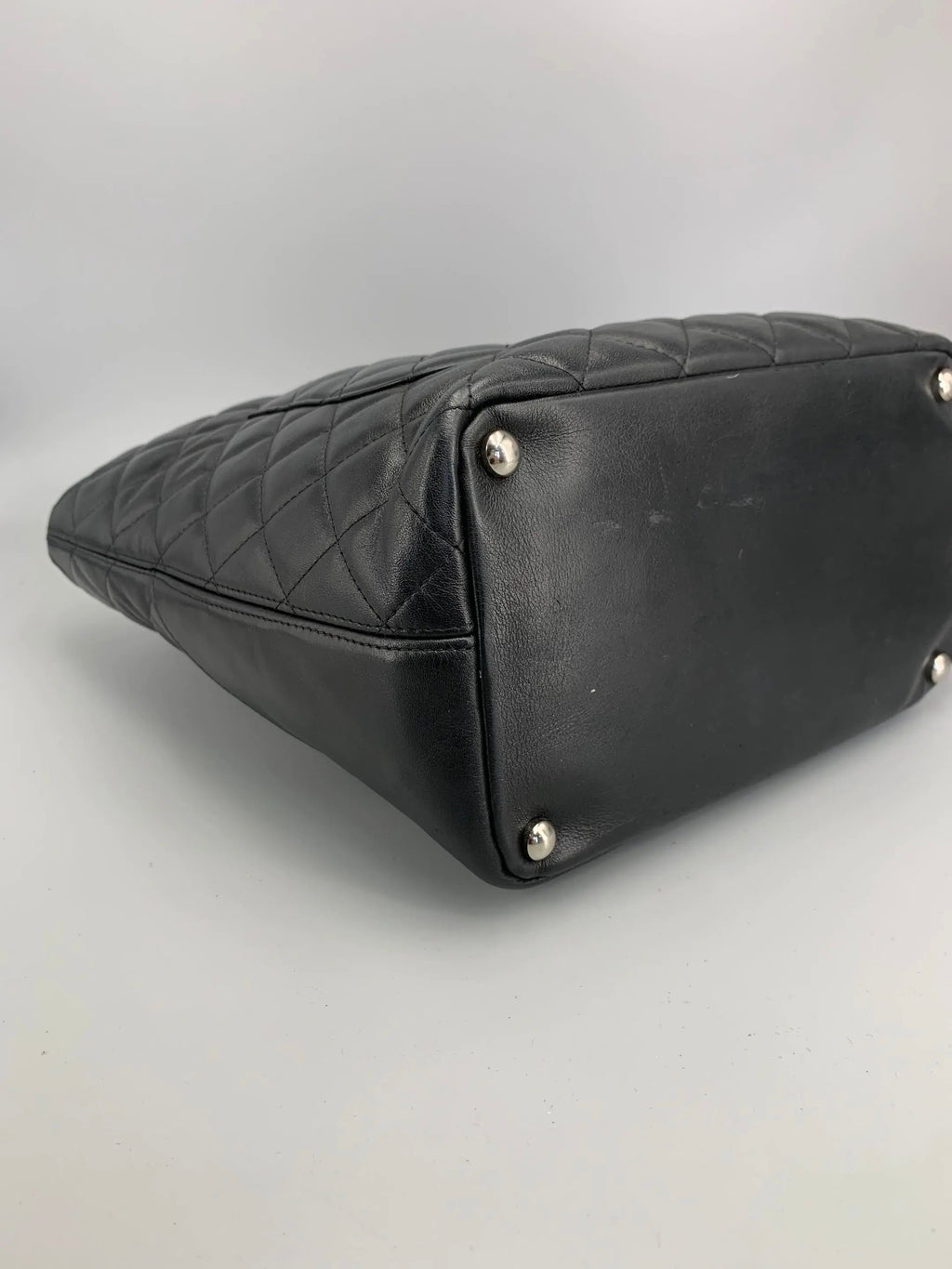 Chanel Cambon Ligne Large Tote – Black Quilted Calfskin with White CC