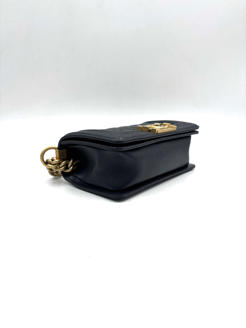 Chanel Black Small Leboy