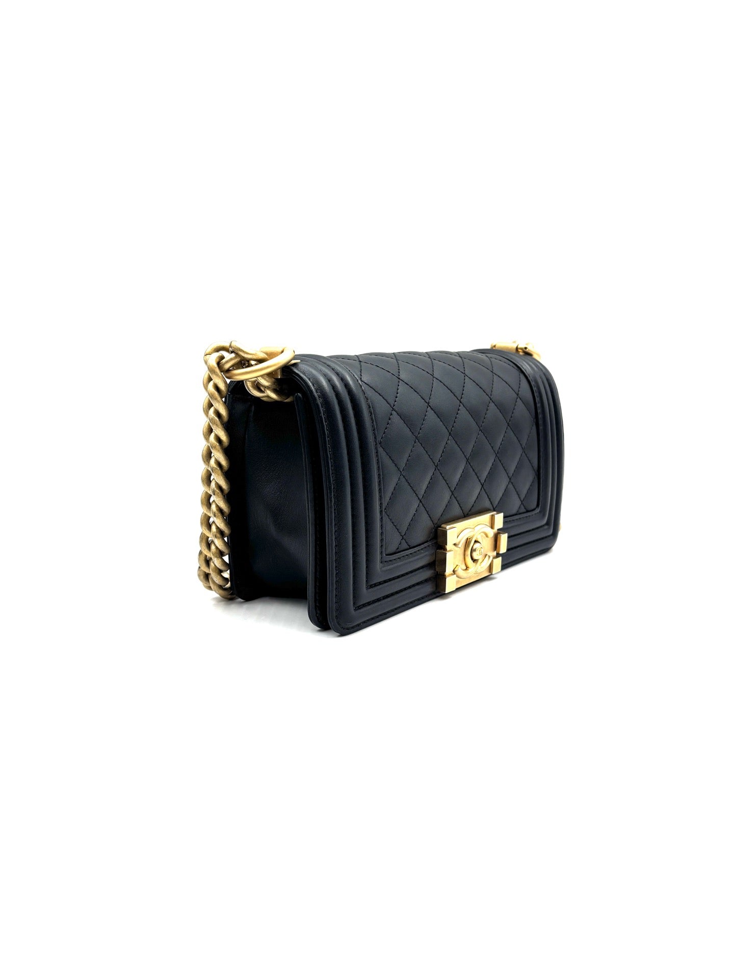 Chanel Black Small Leboy