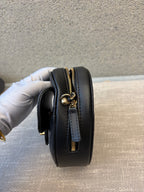 Chanel CC In Love Heart Belt Bag in Black Quilted Lambskin with Gold-Tone Hardware