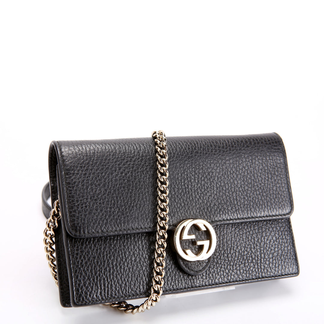 Gucci Interlocking G Wallet on Chain Crossbody Bag
