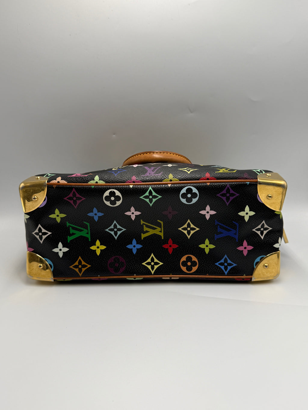 Louis Vuitton x Takashi Murakami Monogram Multicolore Trouville in Noir