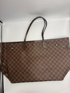 Louis Vuitton Neverfull GM – Damier Ebene Canvas – Pre-owned Authentic Tote Bag