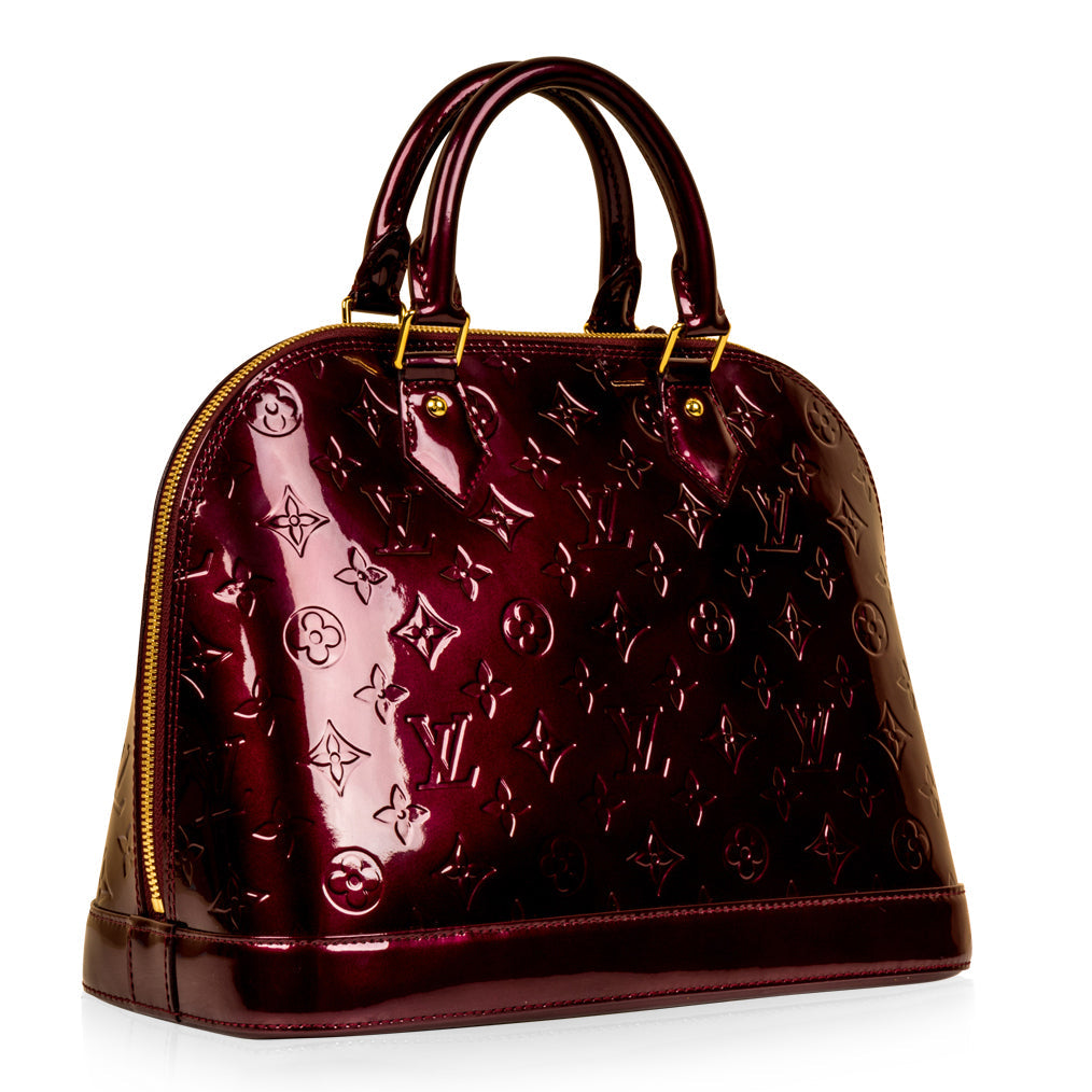 Louis Vuitton Monogram Vernis Alma PM Rouge Fauviste