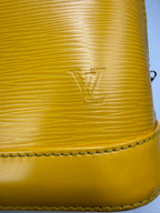 Louis Vuitton Alma BB Epi Leather Satchel Bag