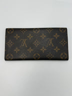 Louis Vuitton Josephine Wallet Monogram Canvas – Red Leather Interior