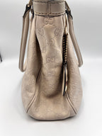 Gucci Guccissima Leather Tote Bag in Off-White