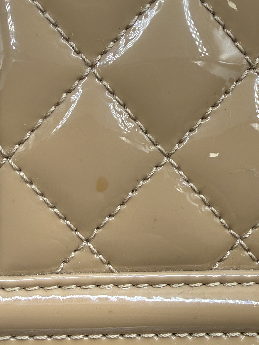 Chanel Beige Leboy Medium Crossbody Bag