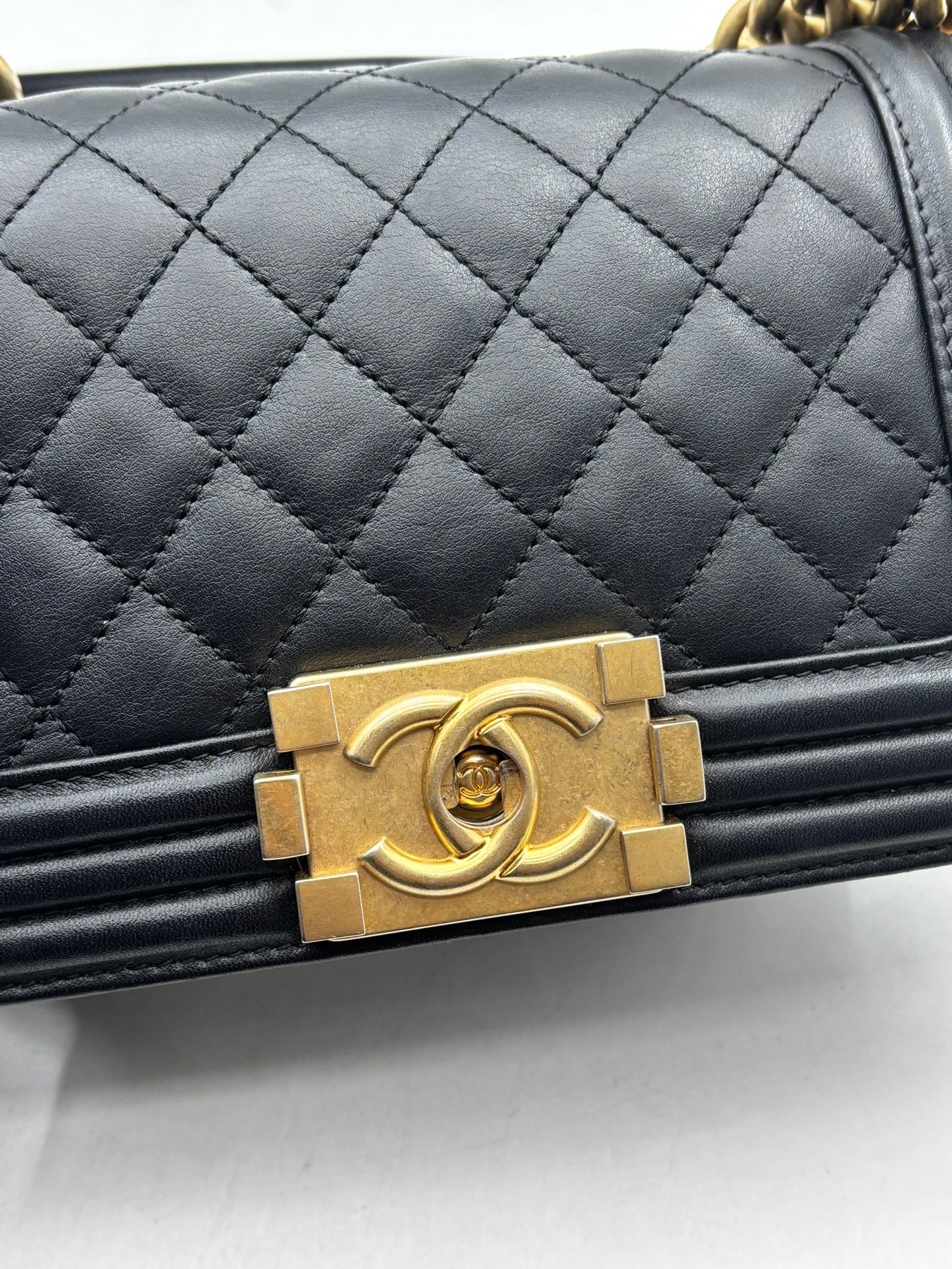 Chanel Black Small Leboy