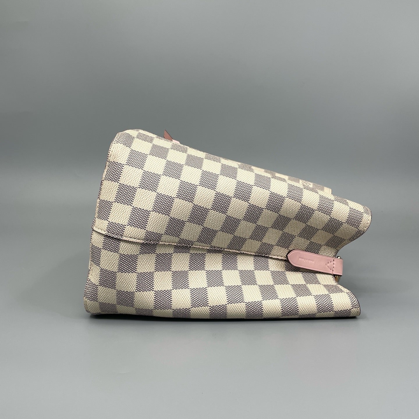 Louis Vuitton NeoNoe MM Damier Azur Bucket Bag with Rose Ballerine Trim