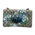 Gucci Dionysus GG Supreme Blooms Medium Shoulder Bag Blue