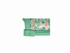 Chanel Green Tweed Clutch Crossbody Bag