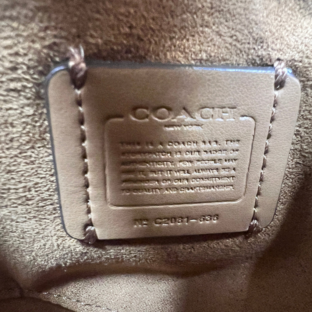 Coach Tabby Top Handle 20 Pebbled Leather Bag – Chalk White