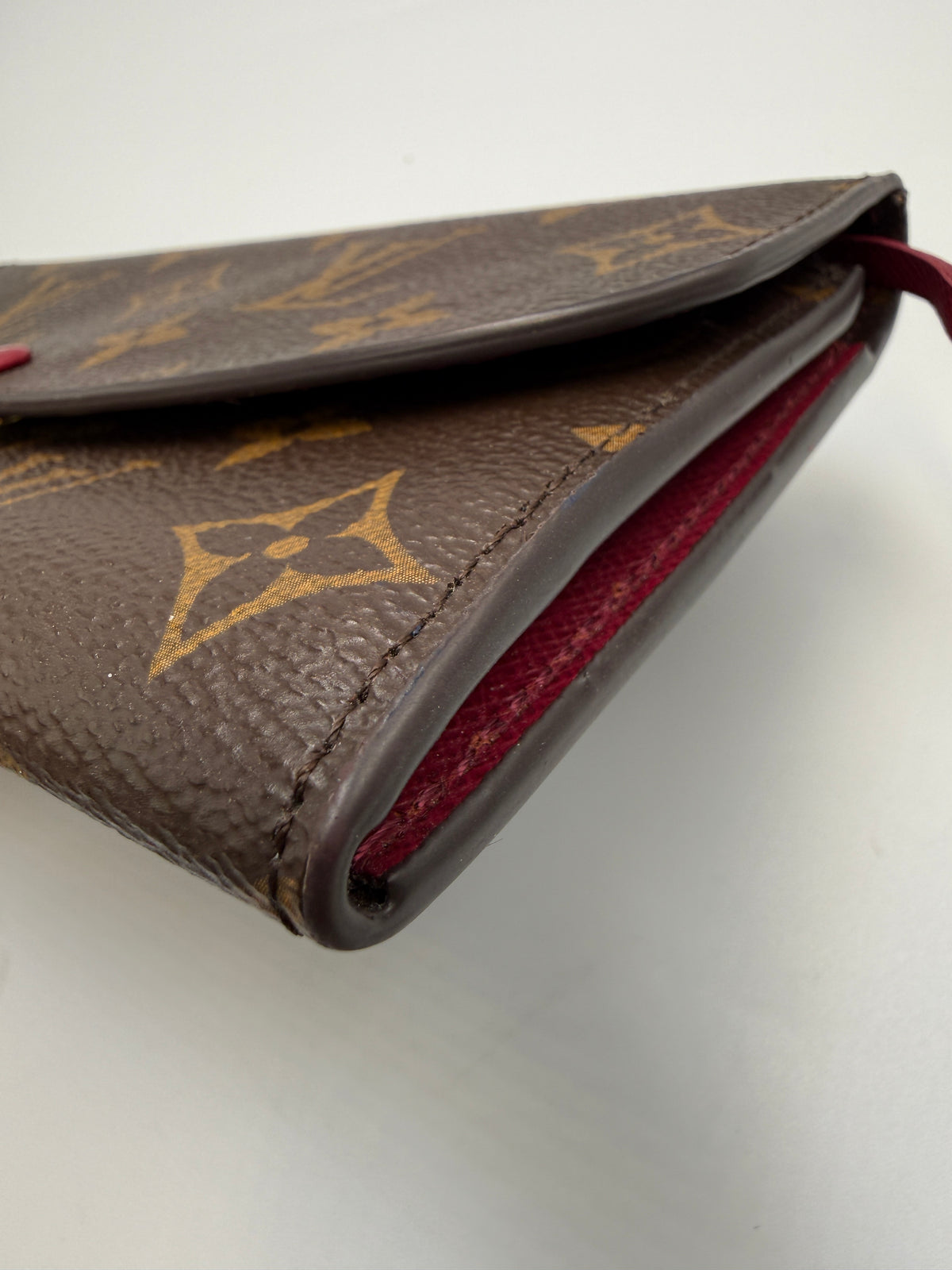 Pre-owned (Red) Louis Vuitton Monogram Zippy Wallet - Classic Long Wallet