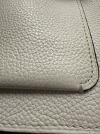 Coach Tabby Shoulder Bag 26 in Chalk Polished Pebble Leather