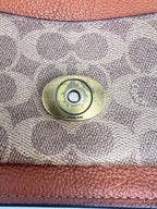 Coach Tabby Shoulder Bag 26 in Brown Polished Pebble Leather