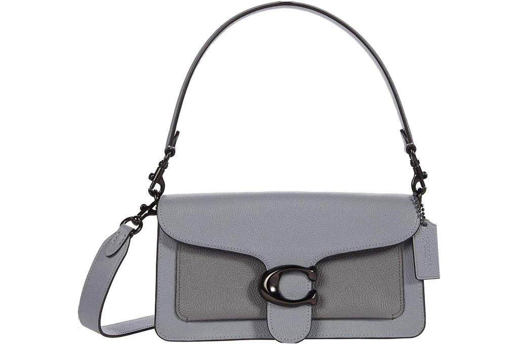 Coach Tabby Shoulder Bag 26 in Grey Polished Pebble Leather