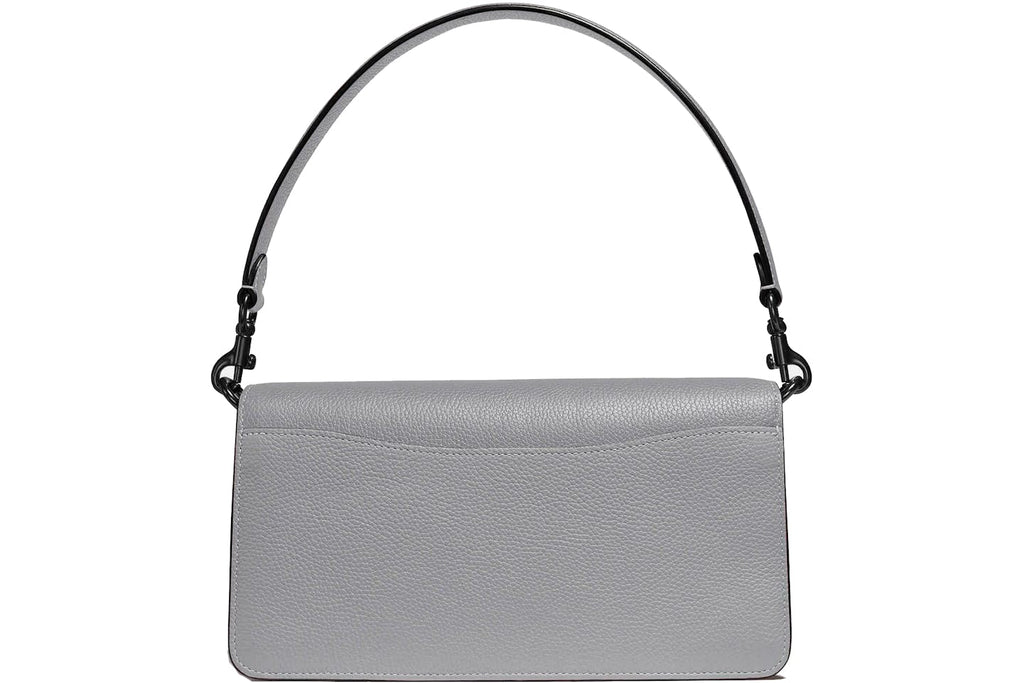 Coach Tabby Shoulder Bag 26 in Grey Polished Pebble Leather