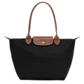 Longchamp Le Pliage Original Medium Shoulder Bag- Black