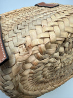 Loewe Smiley Raffia Basket