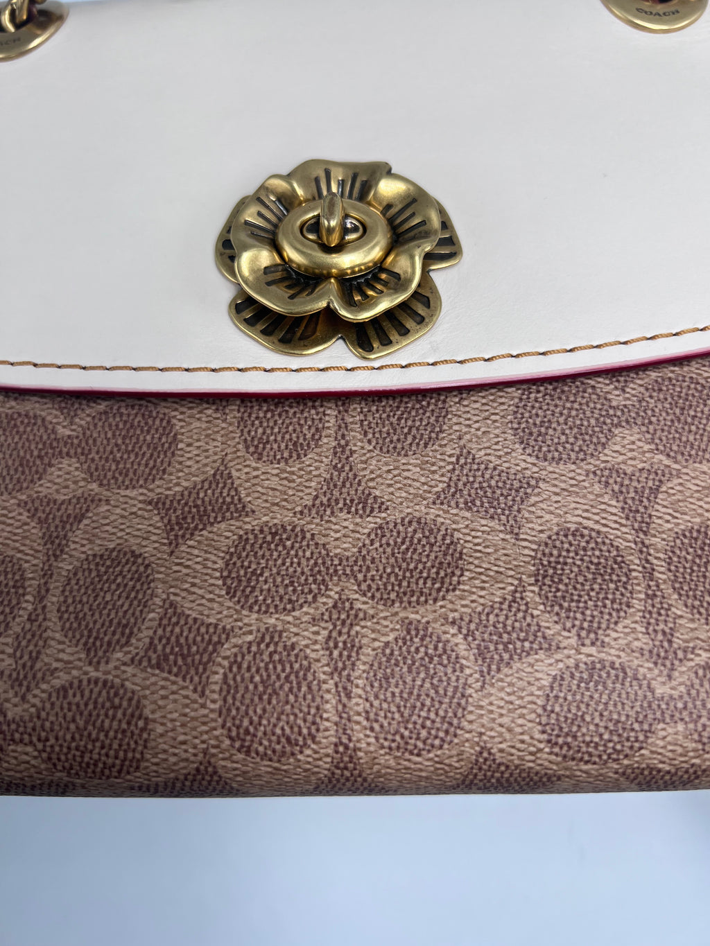 Coach Parker Signature Chain Shoulder Bag