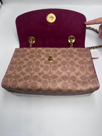 Coach Parker Signature Chain Shoulder Bag