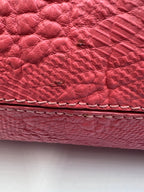 Burberry Grained Leather Logo Plaque Shoulder Bag