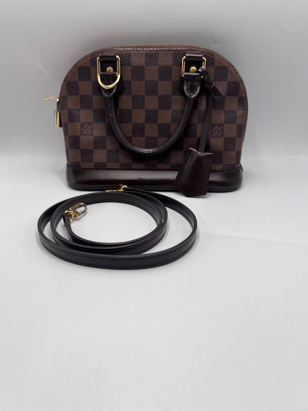 Louis Vuitton Damier Ebene Alma  Bag