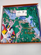 Hermès Hermès on the Beach Silk Scarf Carré 90
