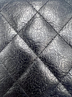 Chanel Camellia Embossed Quilted Leather Flap Long Wallet