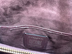 Coach Black Leather tabby 26 shoulder bag