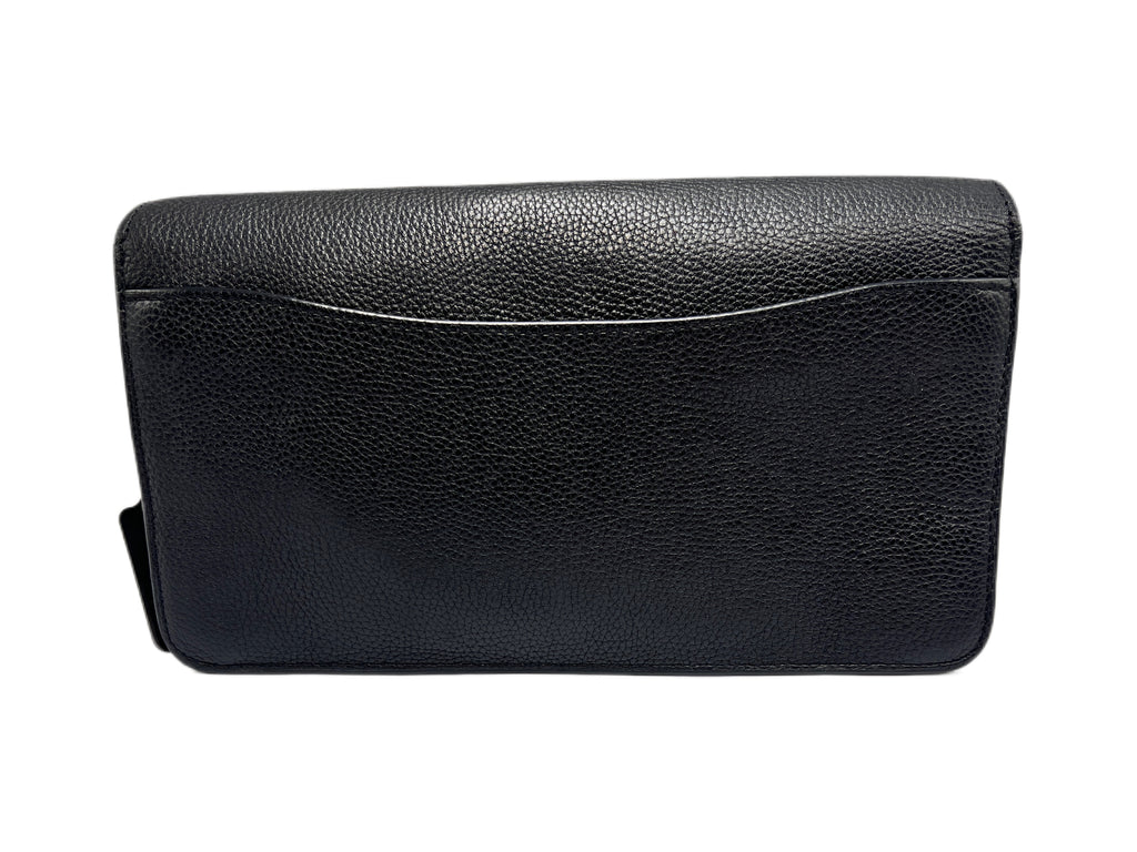 Coach Black Leather tabby 26 shoulder bag