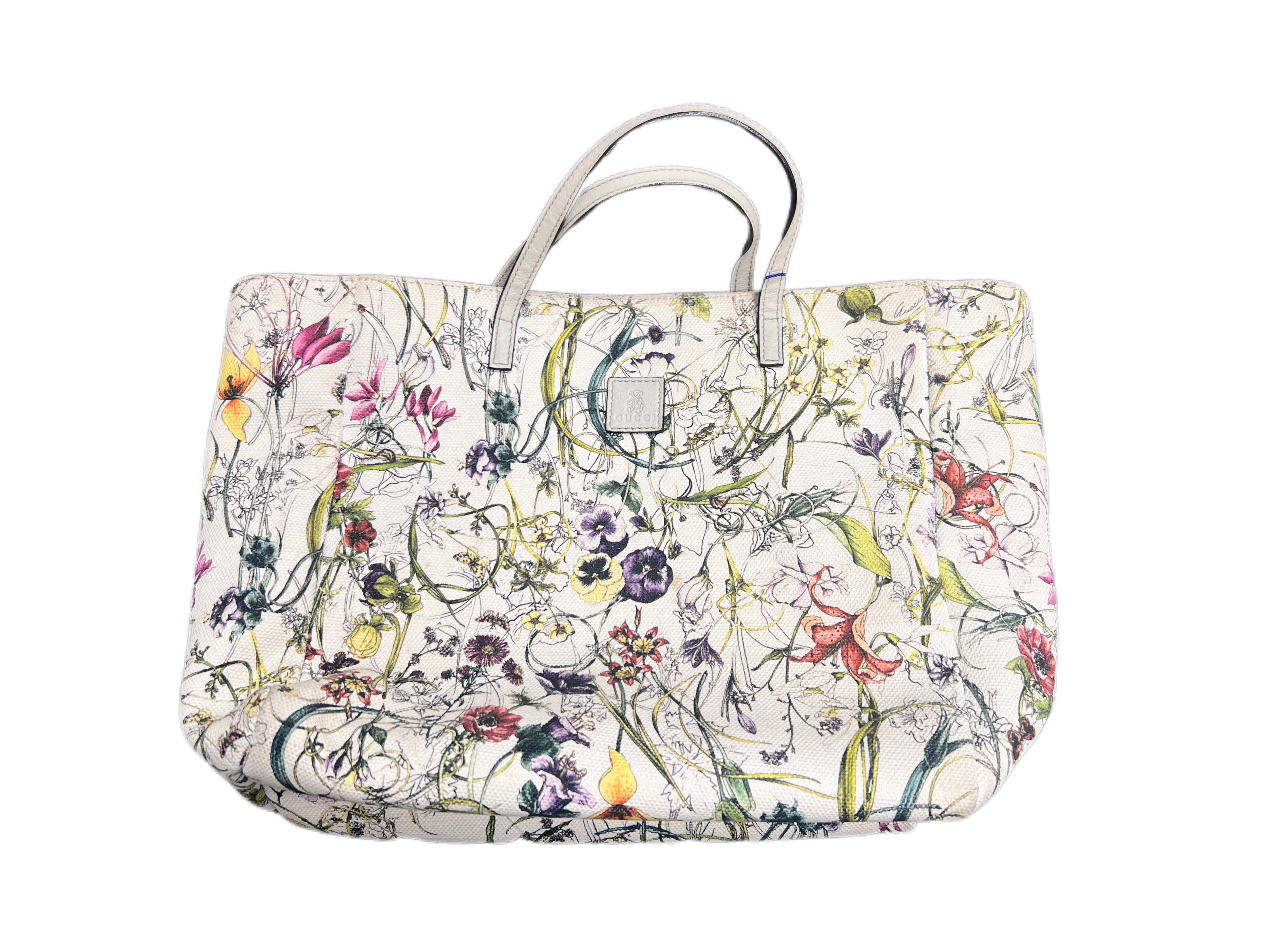 Gucci Flora Canvas Tote Bag – Floral Print Canvas