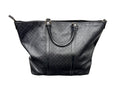 Gucci Black Leather Tote Bag