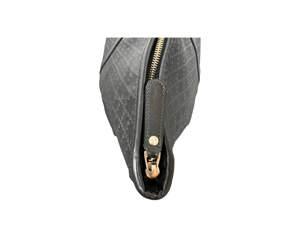 Gucci Black Leather Tote Bag