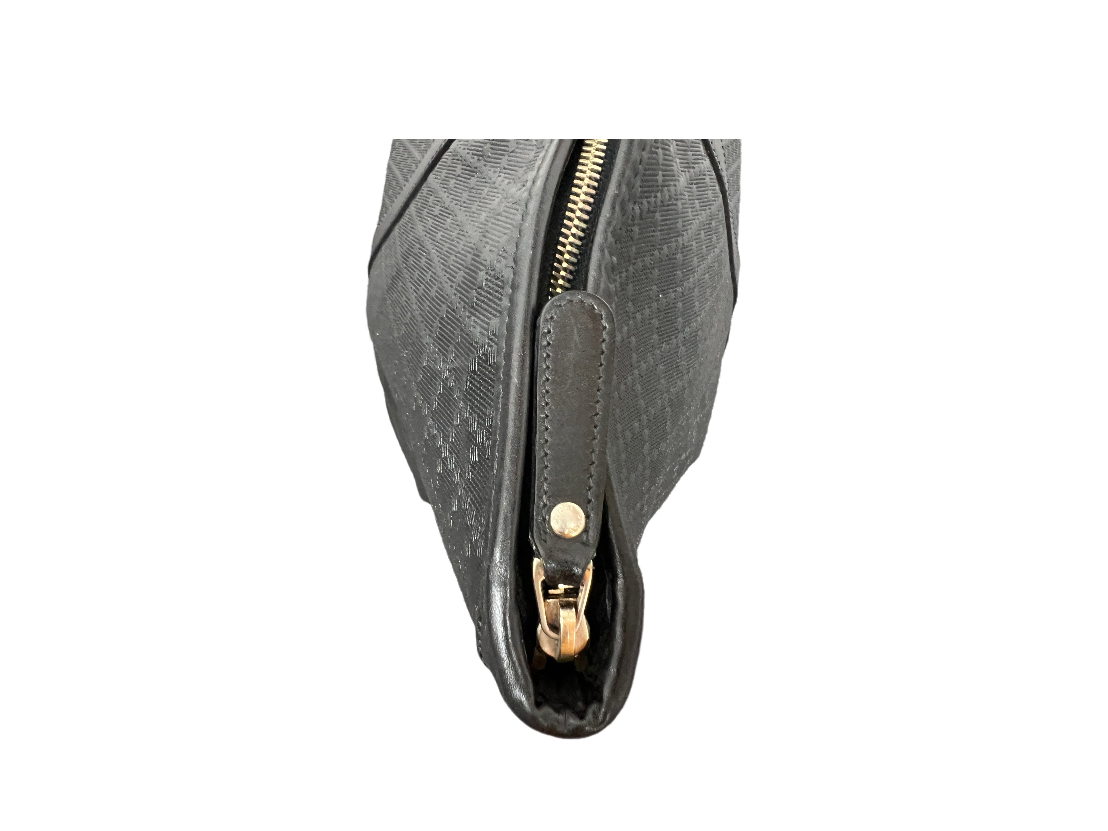 Gucci Black Leather Tote Bag