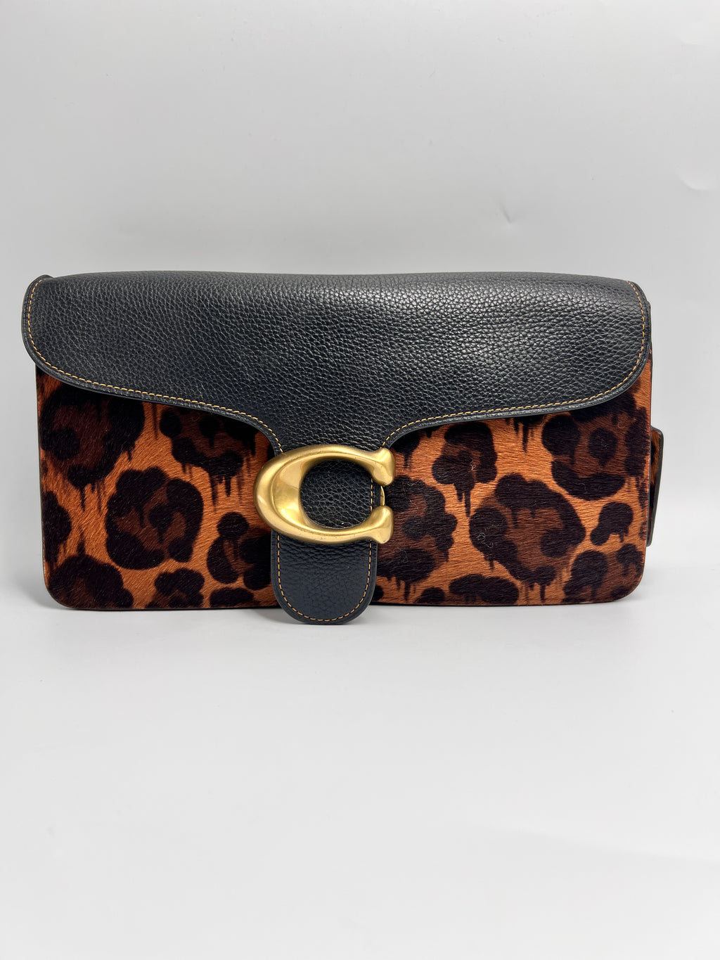 Coach Tabby Shoulder Bag 26 in Leopard Print Calf Hair & Leather