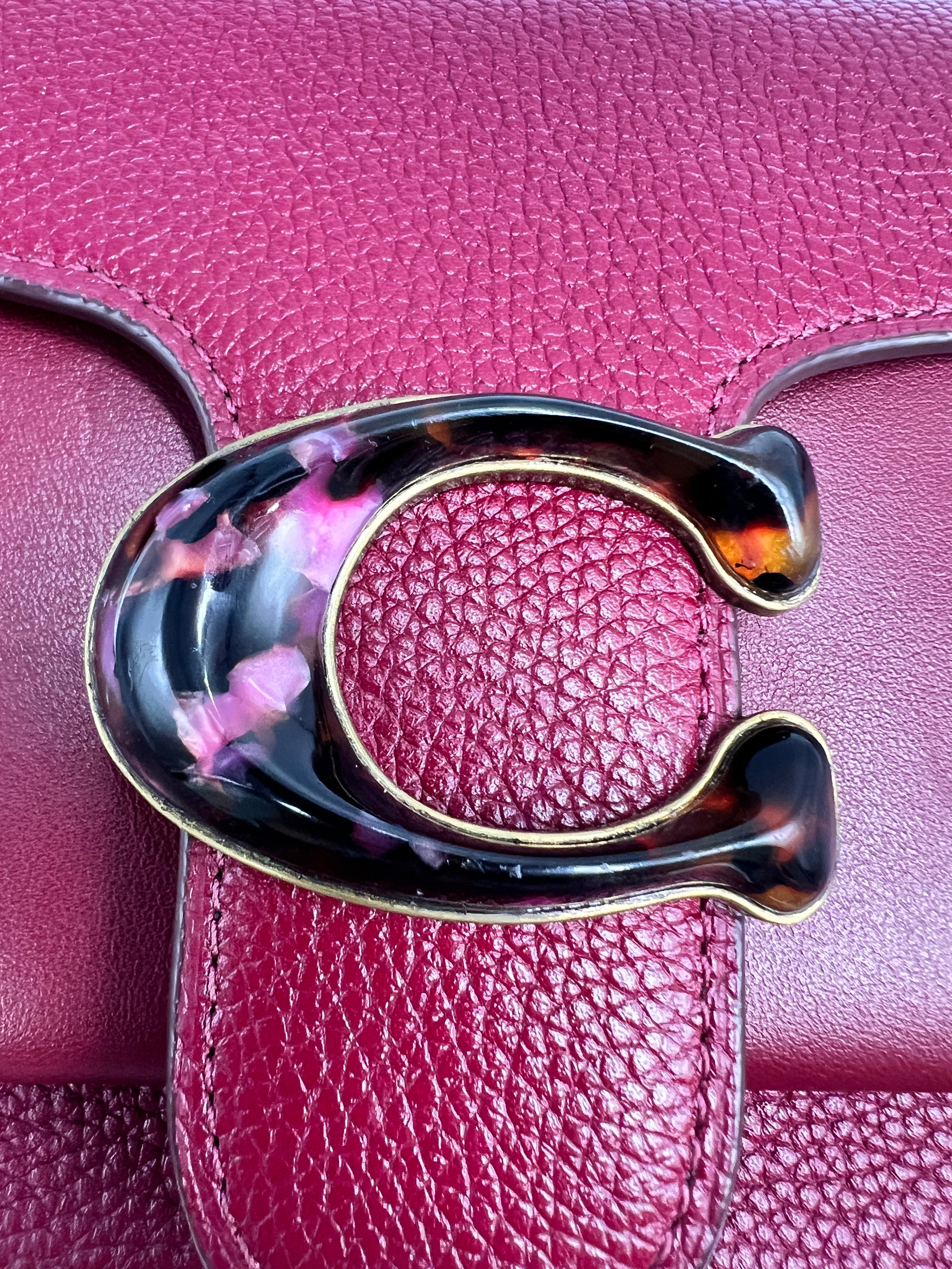 Coach Tabby Shoulder Bag 26 in Berry Pink Leather