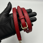 Gucci GG Charm Dome Satchel in Teal Micro guccissima Leather