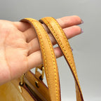 Louis Vuitton Brea MM Monogram Vernis Amarante Yellow