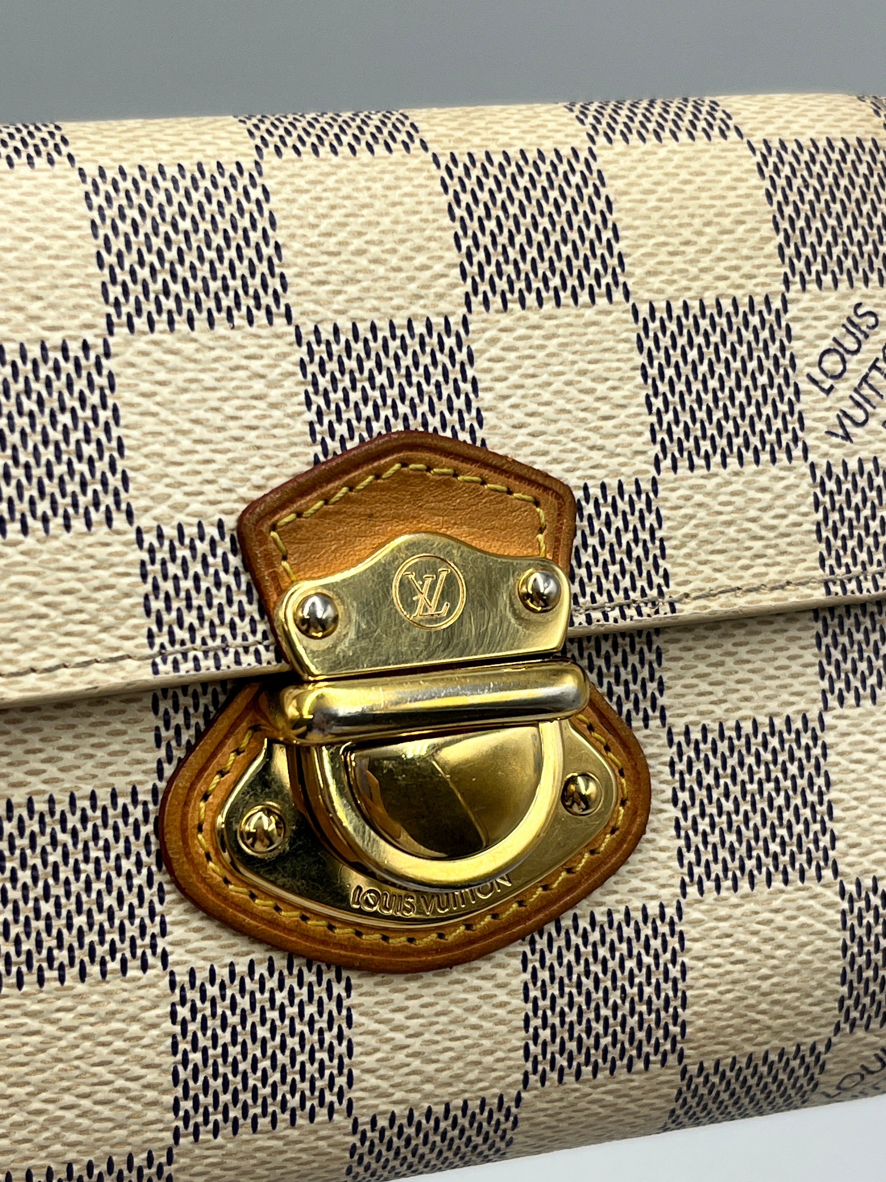 Louis Vuitton Koala Wallet in Damiere Azur Canvas