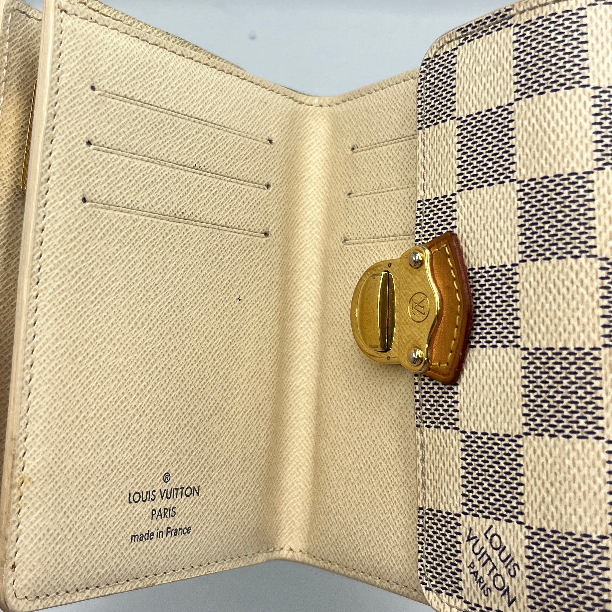 Louis Vuitton Koala Wallet in Damiere Azur Canvas