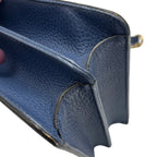 Gucci Interlocking G Medium Shoulder Bag in Blue Dollar Calf Leather