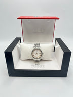 Tissot T-Classic Stainless Steel Ladies Watch - White Dial with Roman Numerals