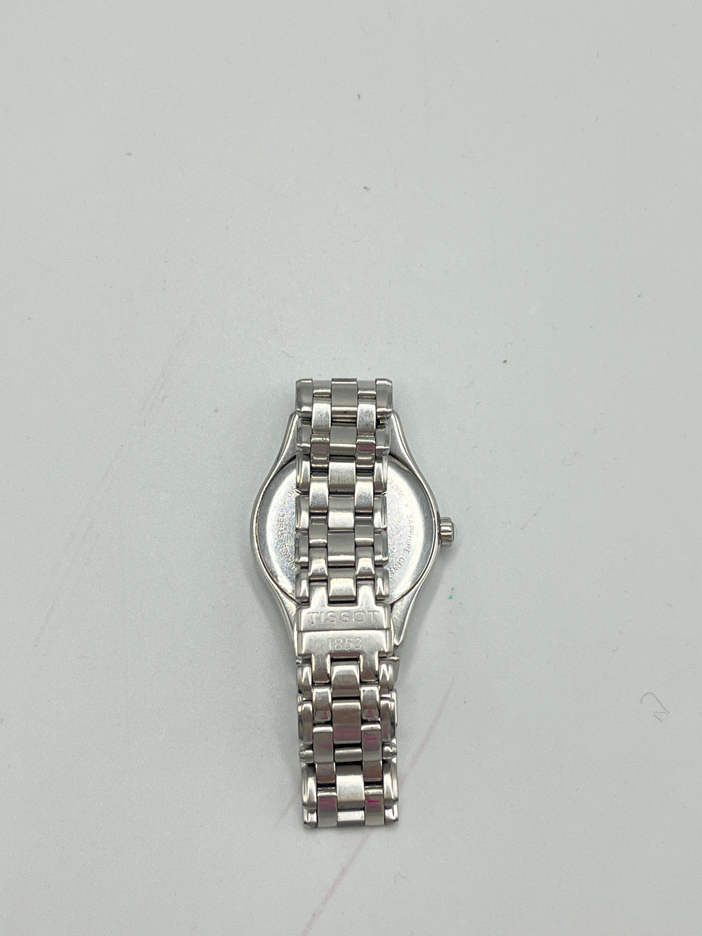 Tissot T-Classic Stainless Steel Ladies Watch - White Dial with Roman Numerals